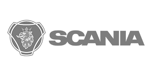 Automotive Referenz Scania Logo des Automotive Kunden Scania.